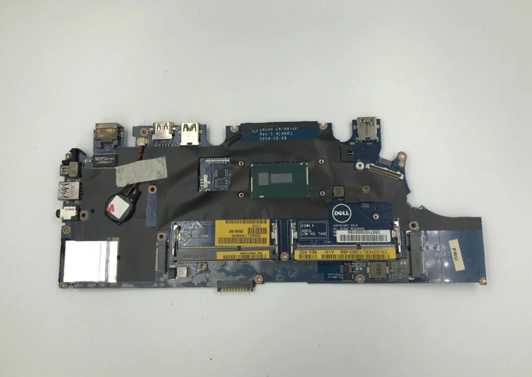 Dell latitude e7250 motherboard i5 replacement