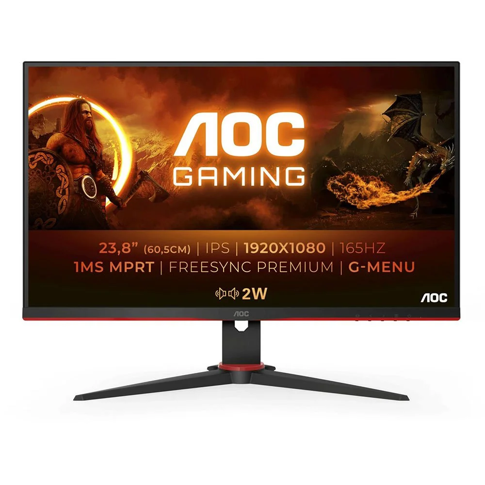 AOC Gaming 24G2SP - 24 Inch FHD Monitor, IPS,