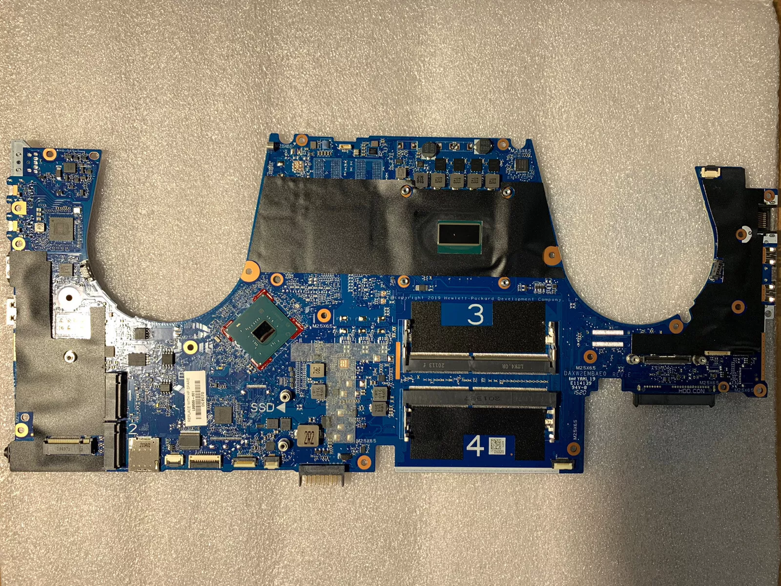 hp zbook 15 g6 motherboard core i7