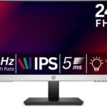 HP 24mh FHD Computer Monitor with 23.8-Inch IPS Display (1080p) edge-to-edge