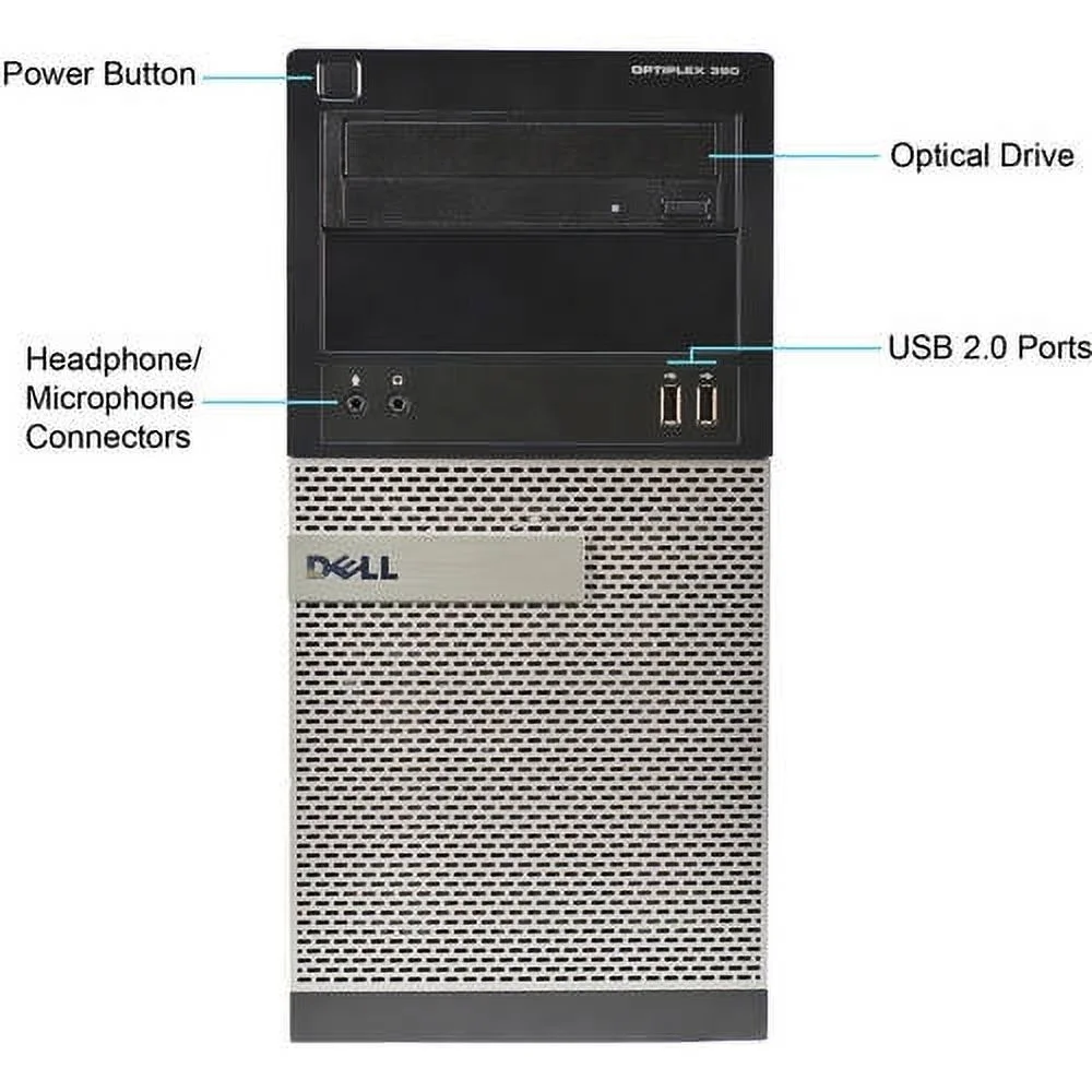 Dell Optiplex 390 Mini Tower Core i5 8GB 500GB - Image 4