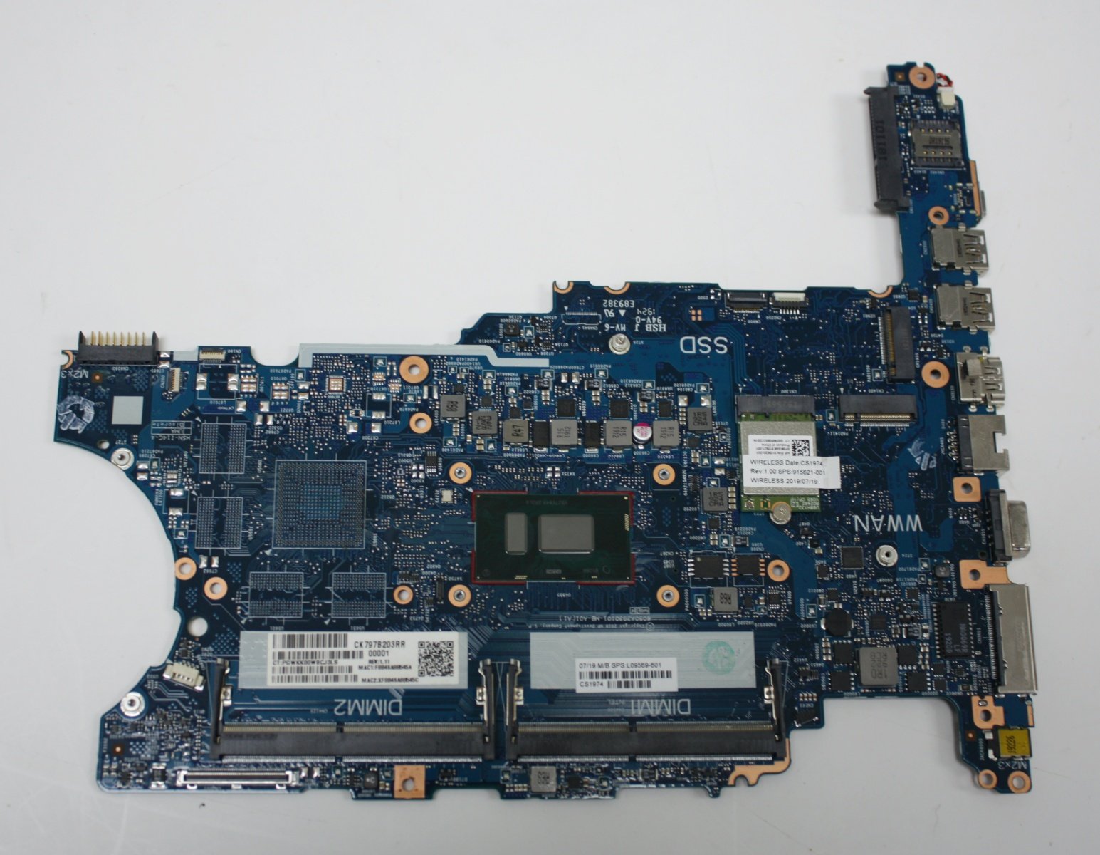 hp probook 640 g4 motherboard core i5 replacement