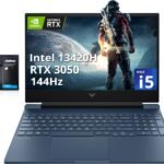 HP Victus 15-fa1093dx Gaming Laptop Intel Core i5-13420H, 8GB RAM 512GB SSD, 6GB NVIDIA GeForce RTX 3050, Blue