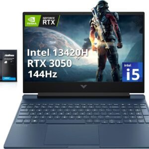 HP Victus 15-fa1093dx Gaming Laptop Intel Core i5-13420H, 8GB RAM 512GB SSD, 6GB NVIDIA GeForce RTX 3050, Blue