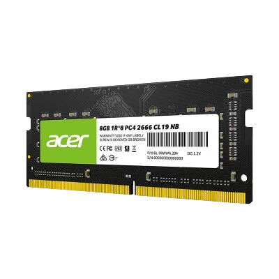 Acer 8GB DDR4 laptop RAM 260-pin SO-DIMM modules with speeds of 2133MHz, 2400MHz, 2666MHz, or 3200MHz, - Image 2
