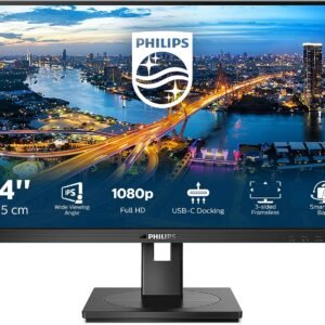 Philips 243B1-24 Inch FHD Monitor, 75Hz, 4ms, IPS, USB-C