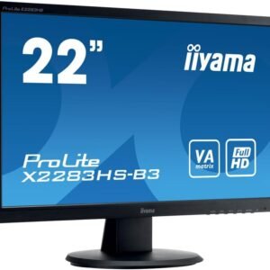 iiyama ProLite X2283HS-B3 Monitor, 22" VA LED Monitor