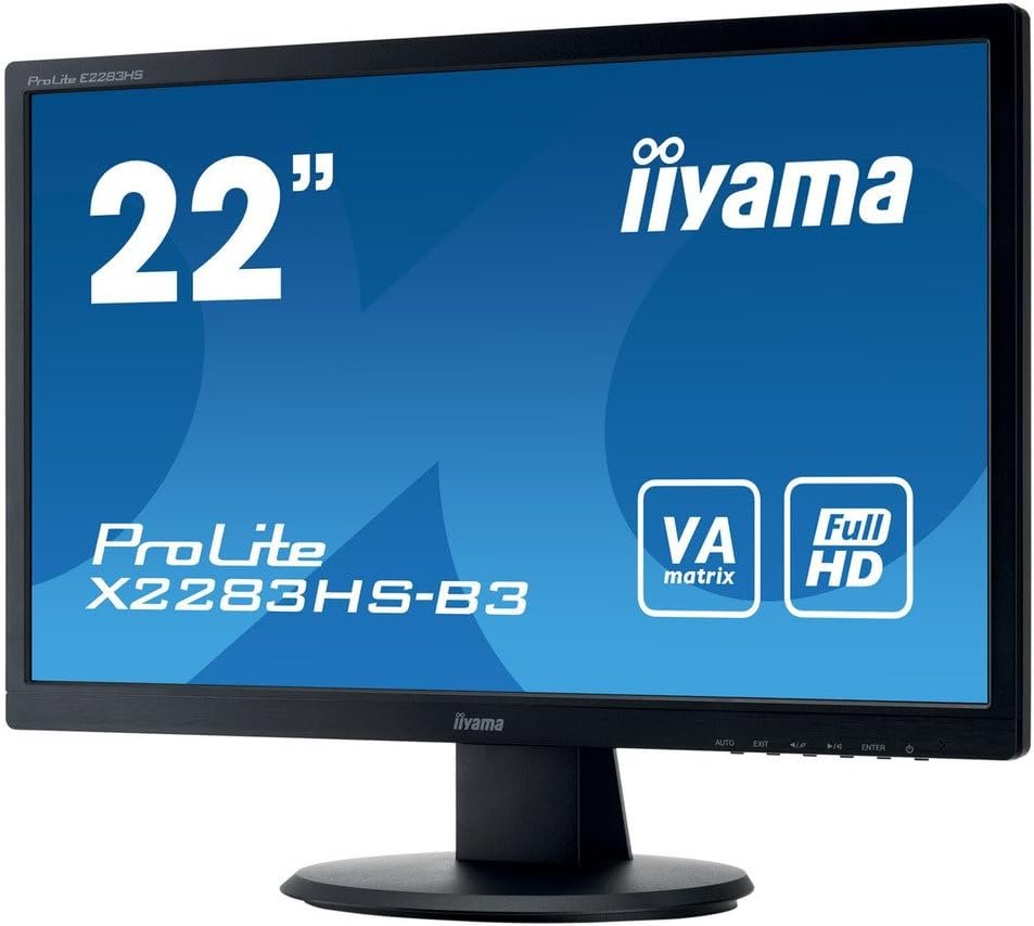 iiyama ProLite X2283HS-B3 Monitor, 22" VA LED Monitor - Image 3