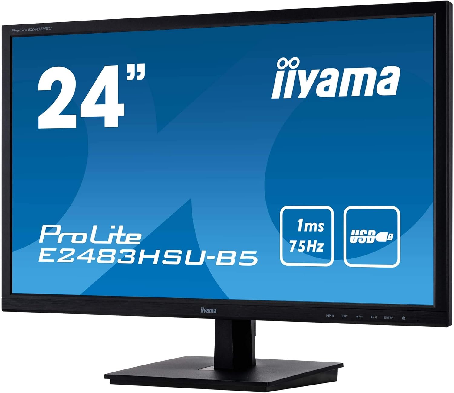 Iiyama ProLite E2483HSU-B5 24" Full HD LED Monitor - Image 2